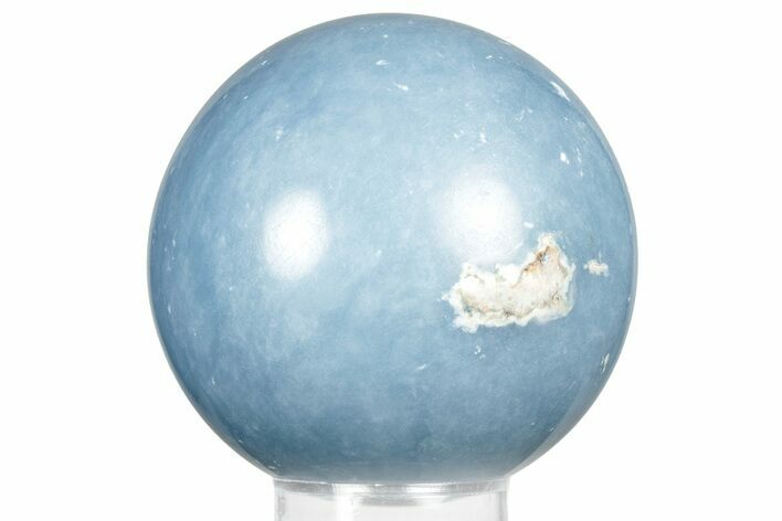Polished Angelite (Blue Anhydrite) Sphere - India #359841